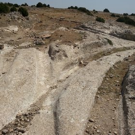 Ancient cross-road in Spain