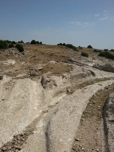 Ancient cross-road in Spain