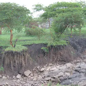River erosion, Bahir Dahr, Ethiopia