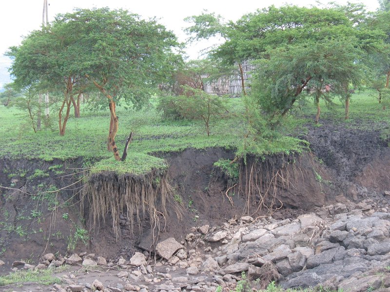 River erosion, Bahir Dahr, Ethiopia