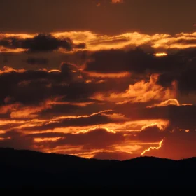 Sunset colors