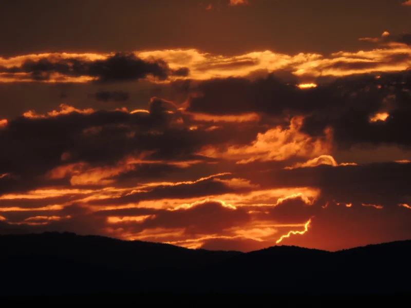 Sunset colors