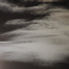 Moonlit cirrus clouds