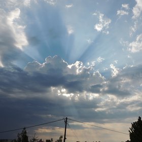 Crepuscular rays