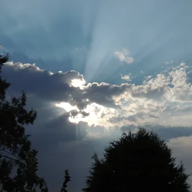 Crepuscular rays