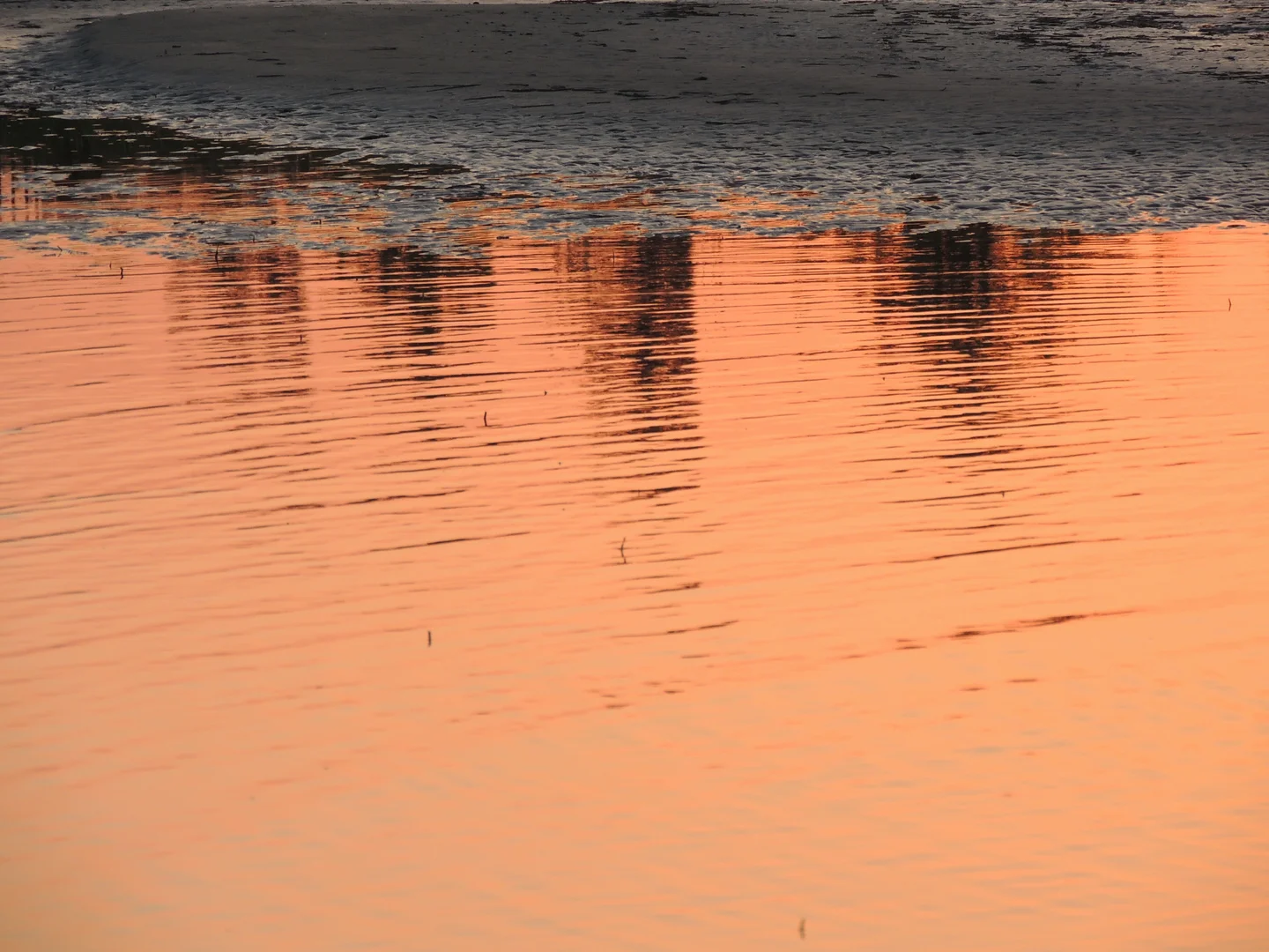 Sunset on the water