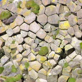 Basalt heads