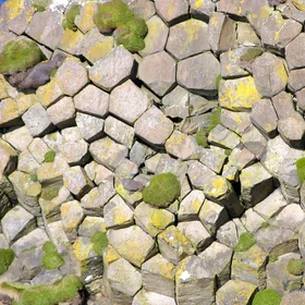 Basalt heads by David Tanner