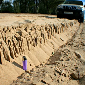 Ephemeral aeolian microrelief
