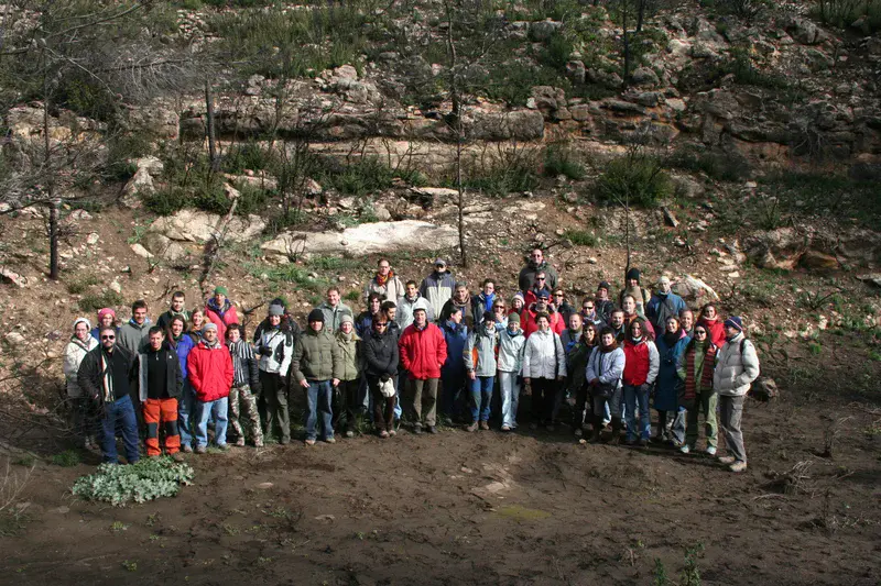 Participants in the FUEGORED2008 meeting, Enguera, Spain