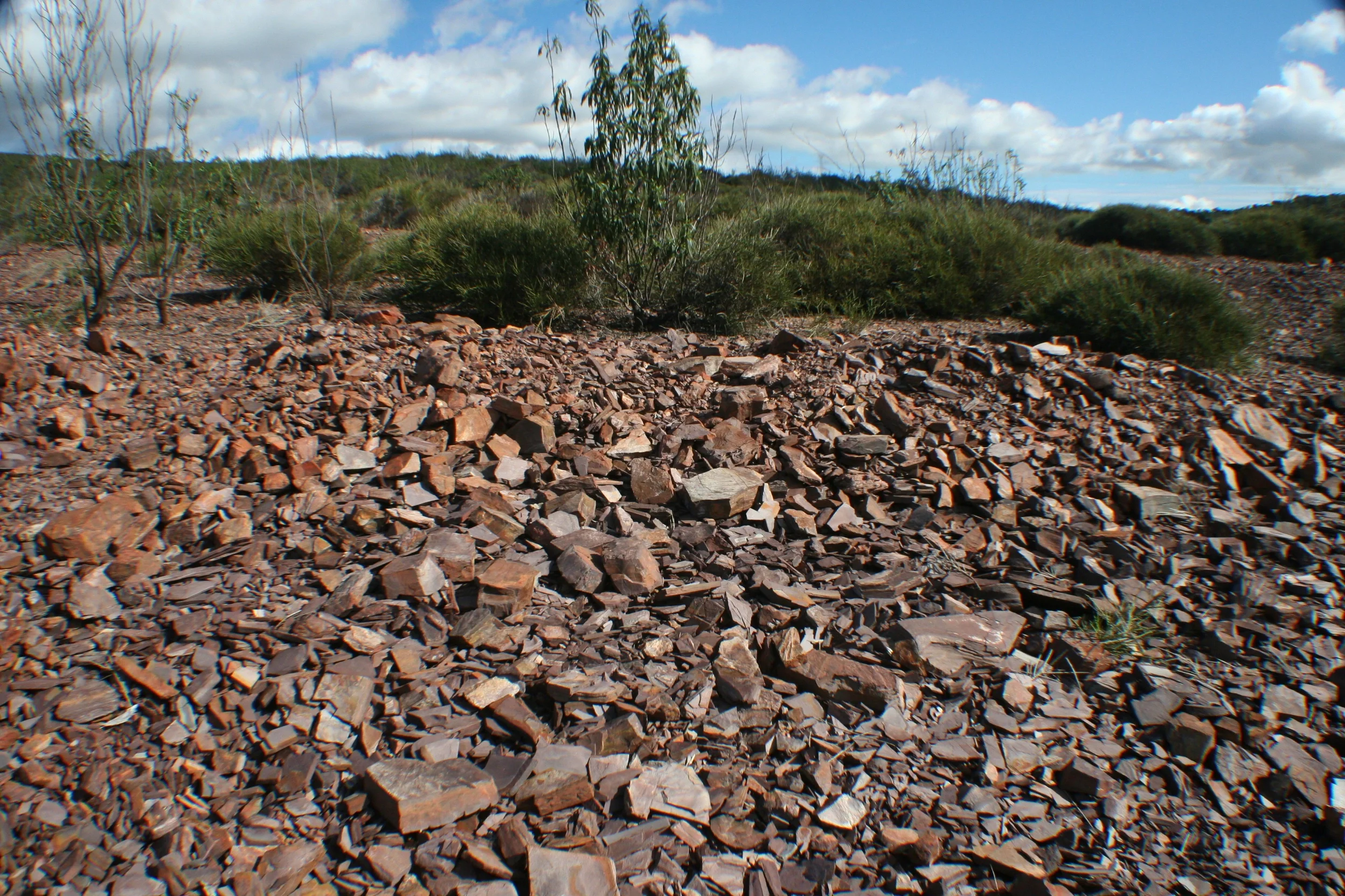Stony soil