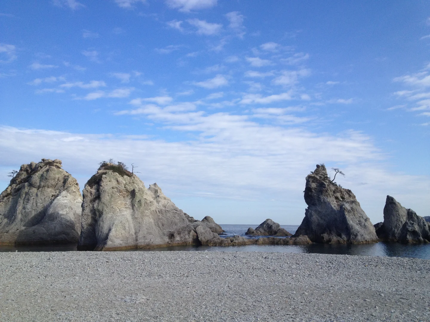 Beauty of white rocks