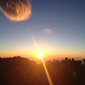 Sunrise from Mt Fuji