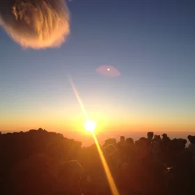 Sunrise from Mt Fuji