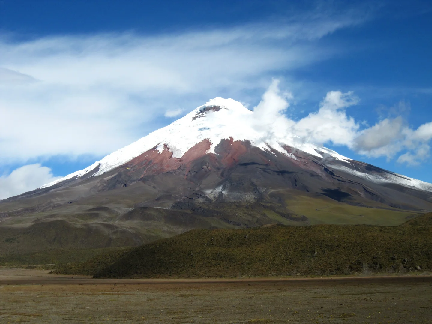 Active stratovolcano (Cotopaxi)