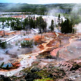 Artists' Paintpots in Yellowstone National Park
