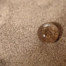 You don't form in the wet sand
