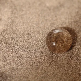 You don't form in the wet sand