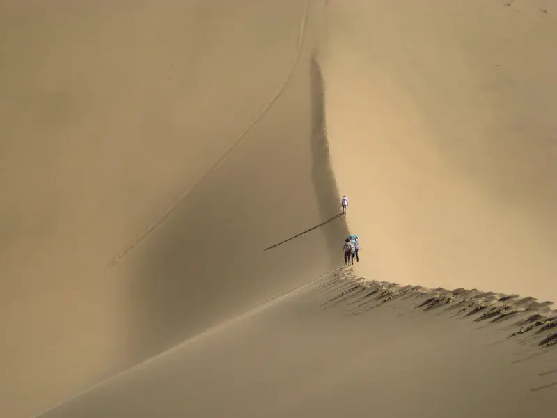 Dune ridge perspective