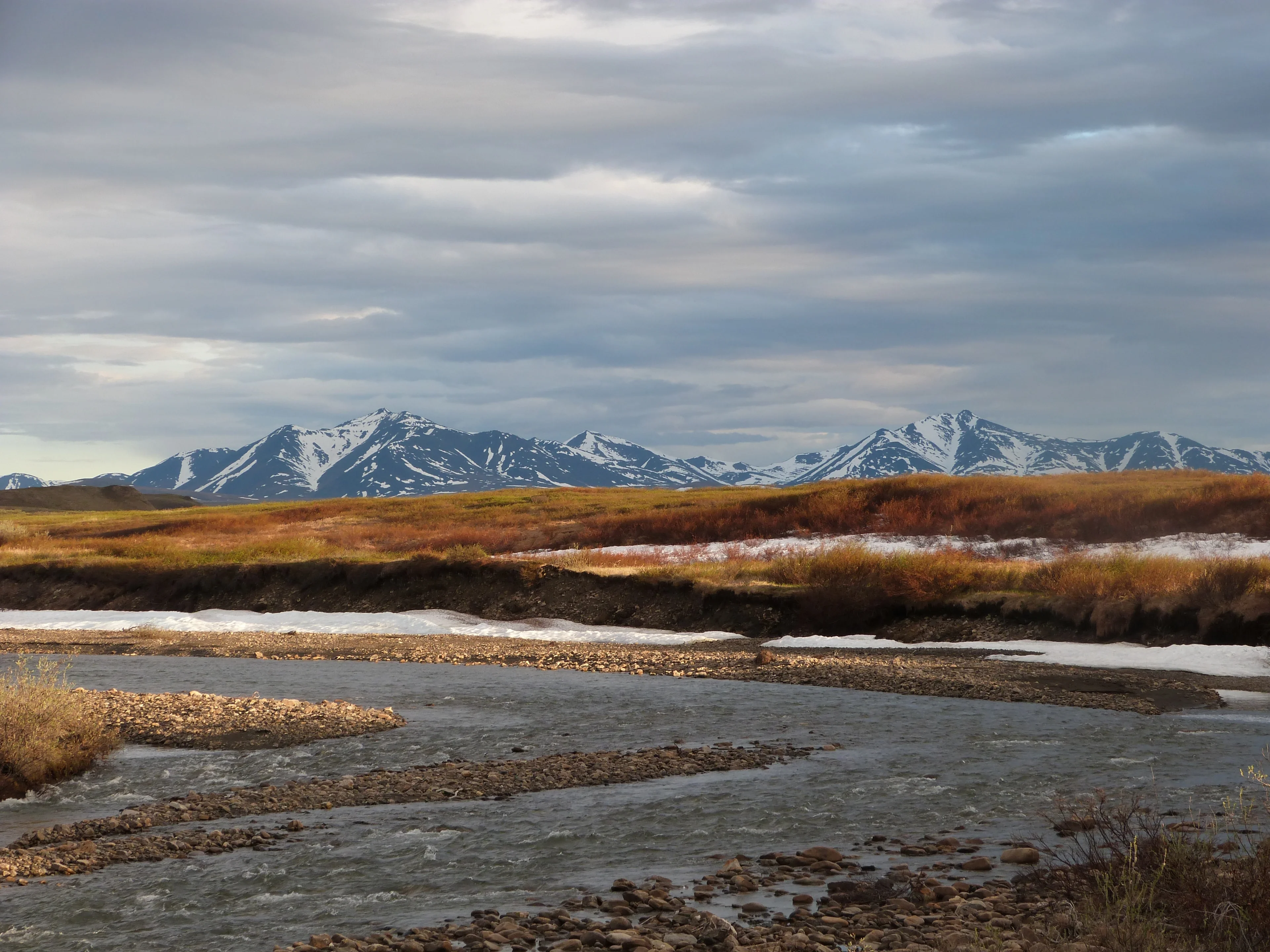 Foothills of Brooks Range mountains