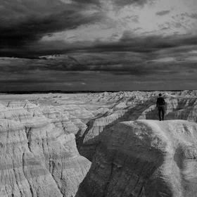 Badlands national park, South Dakota, USA