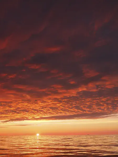 Sunset over the Labrador Sea