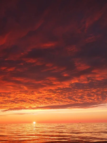 Sunset over the Labrador Sea