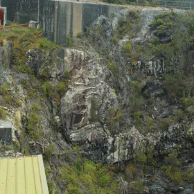 Folded crystalline rocks - Tasmania
