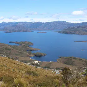 Lake Pedder southwest of Tasmania