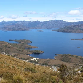 Lake Pedder southwest of Tasmania