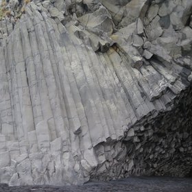 Columnar Basalt at Reynisfjara Beach