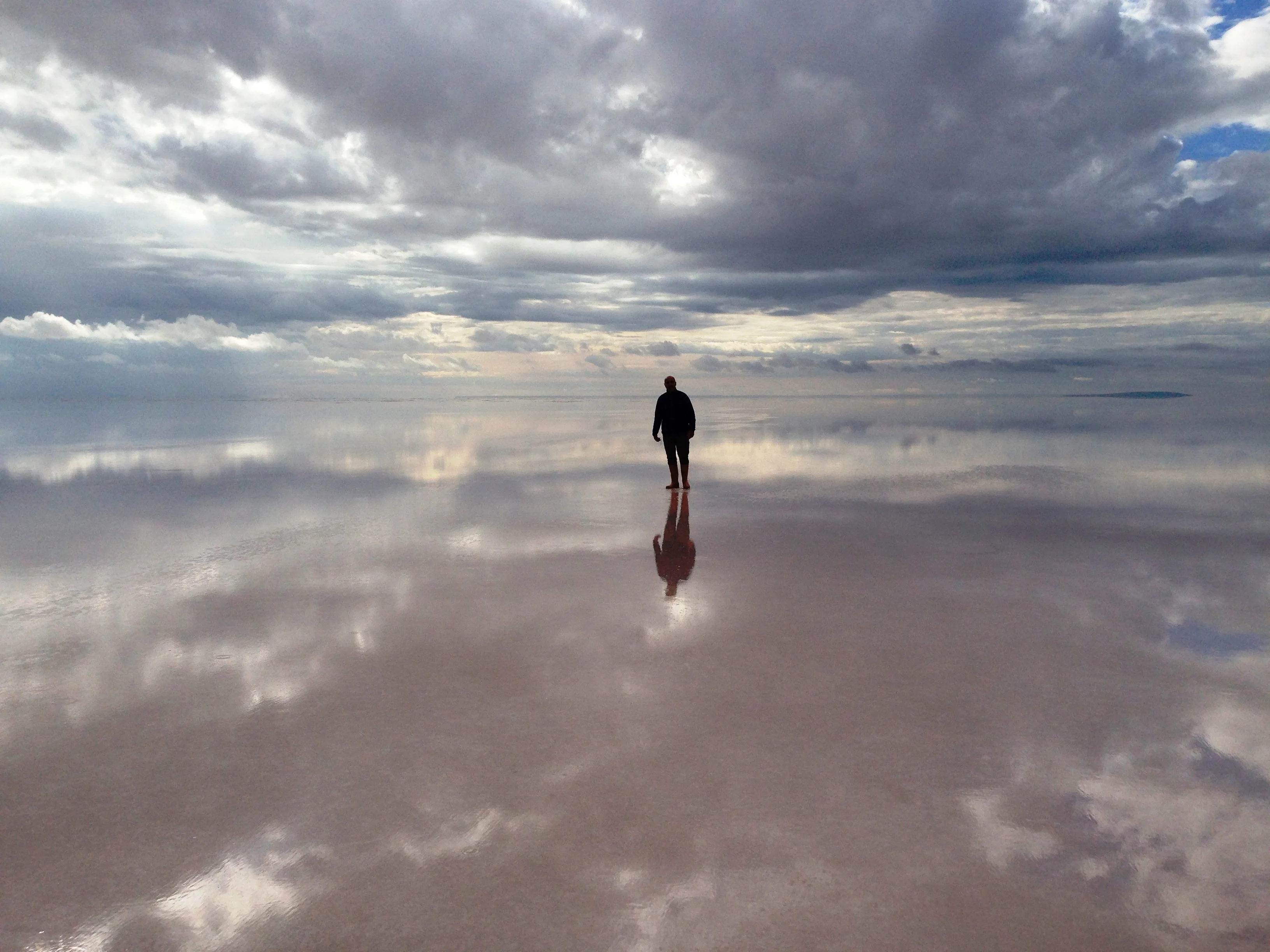 Cloudy Water of the Salt Lake