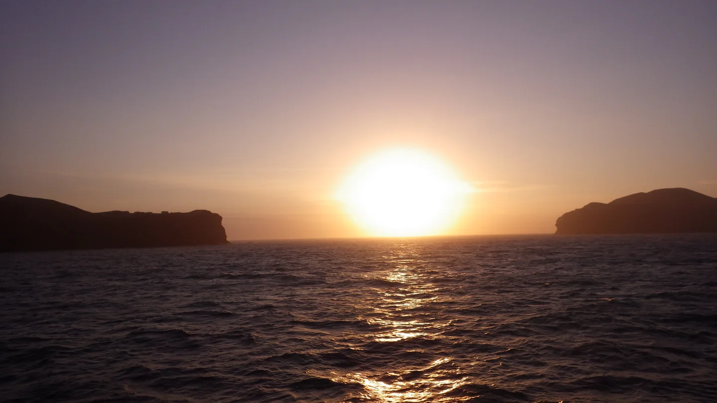 Sunrise on the sea