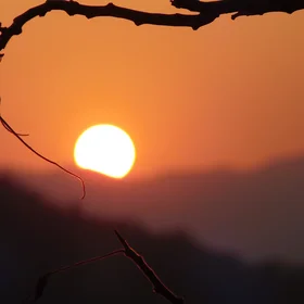 Xishan sunset