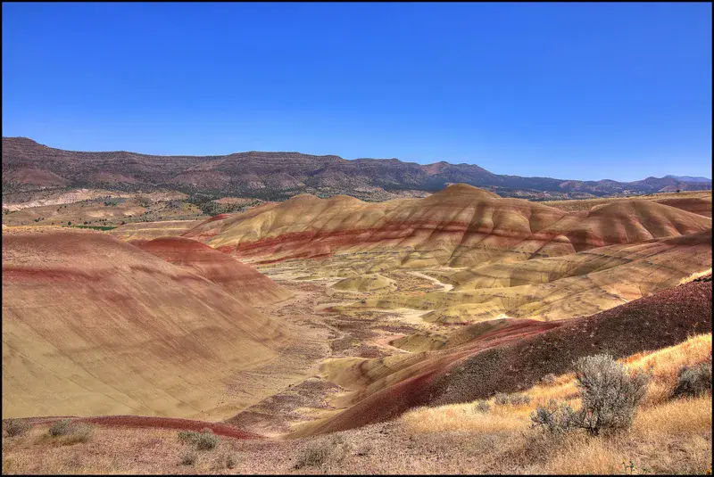 Painted hills - John Day Fossil Beds National Monument - east-central Oregon