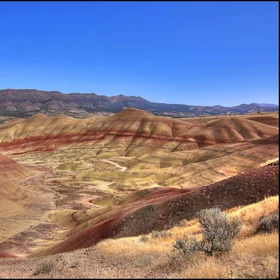 Painted hills - John Day Fossil Beds National Monument - east-central Oregon