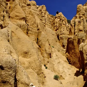 Sea cliff gullies, Costa da Galé, Portugal