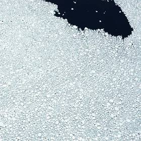 Ice floe pattern