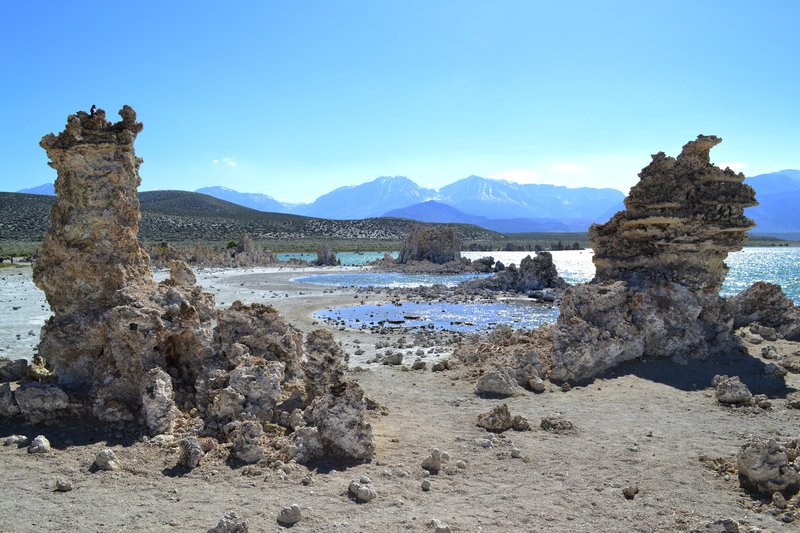 Three coloured pools