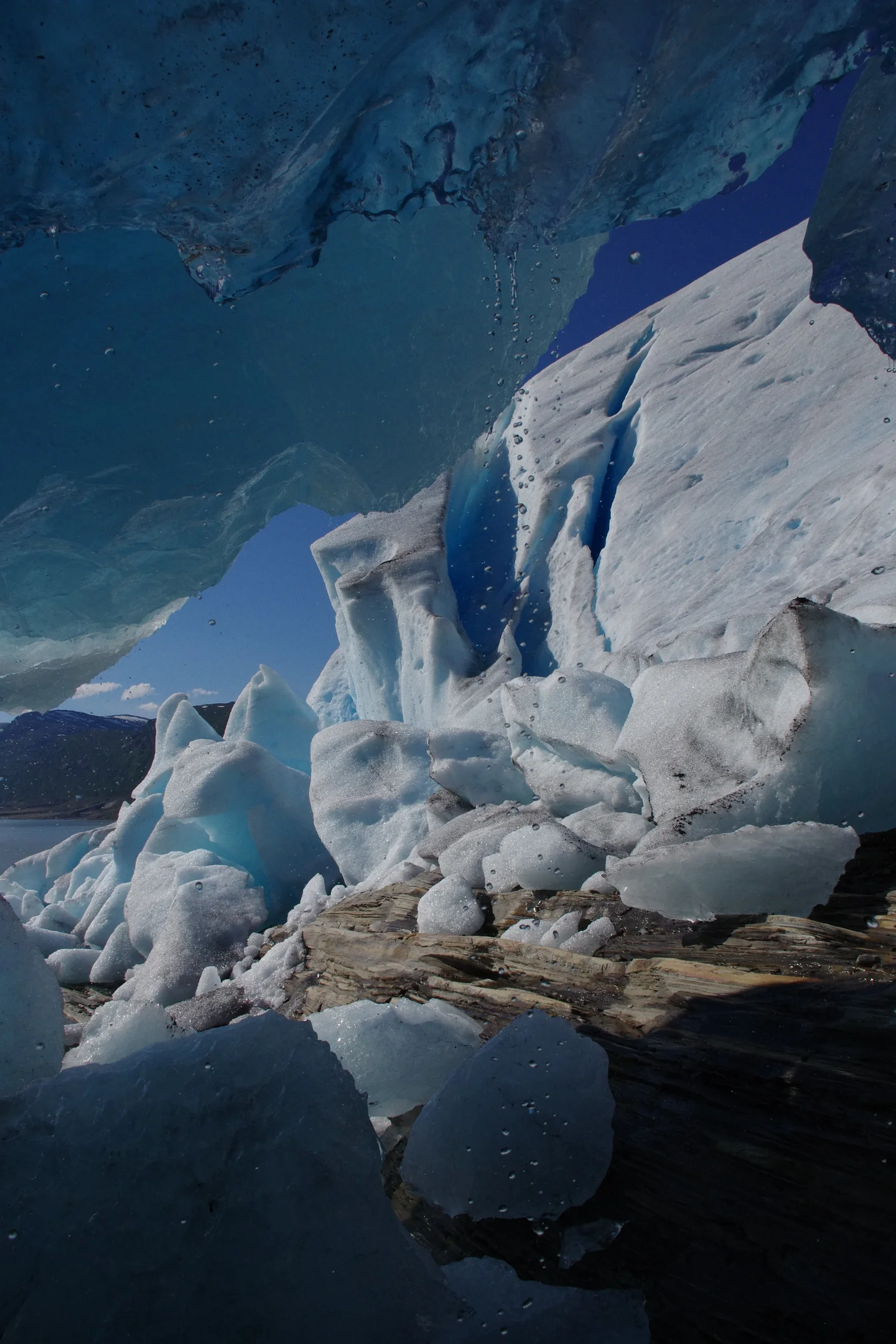 Water leaving Svartisen (The Black Glacier) after centuries