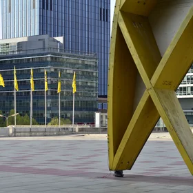 View from the entrance to the Austria Center Vienna during the EGU 2015 General Assembly
