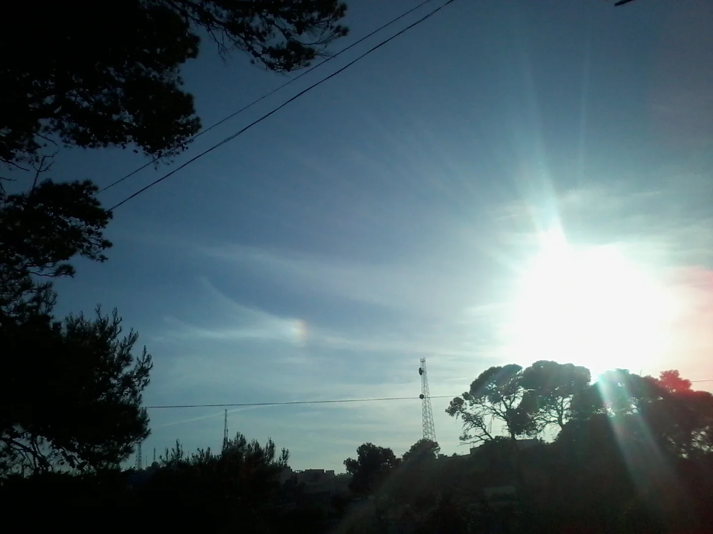 Sundog over Algiers