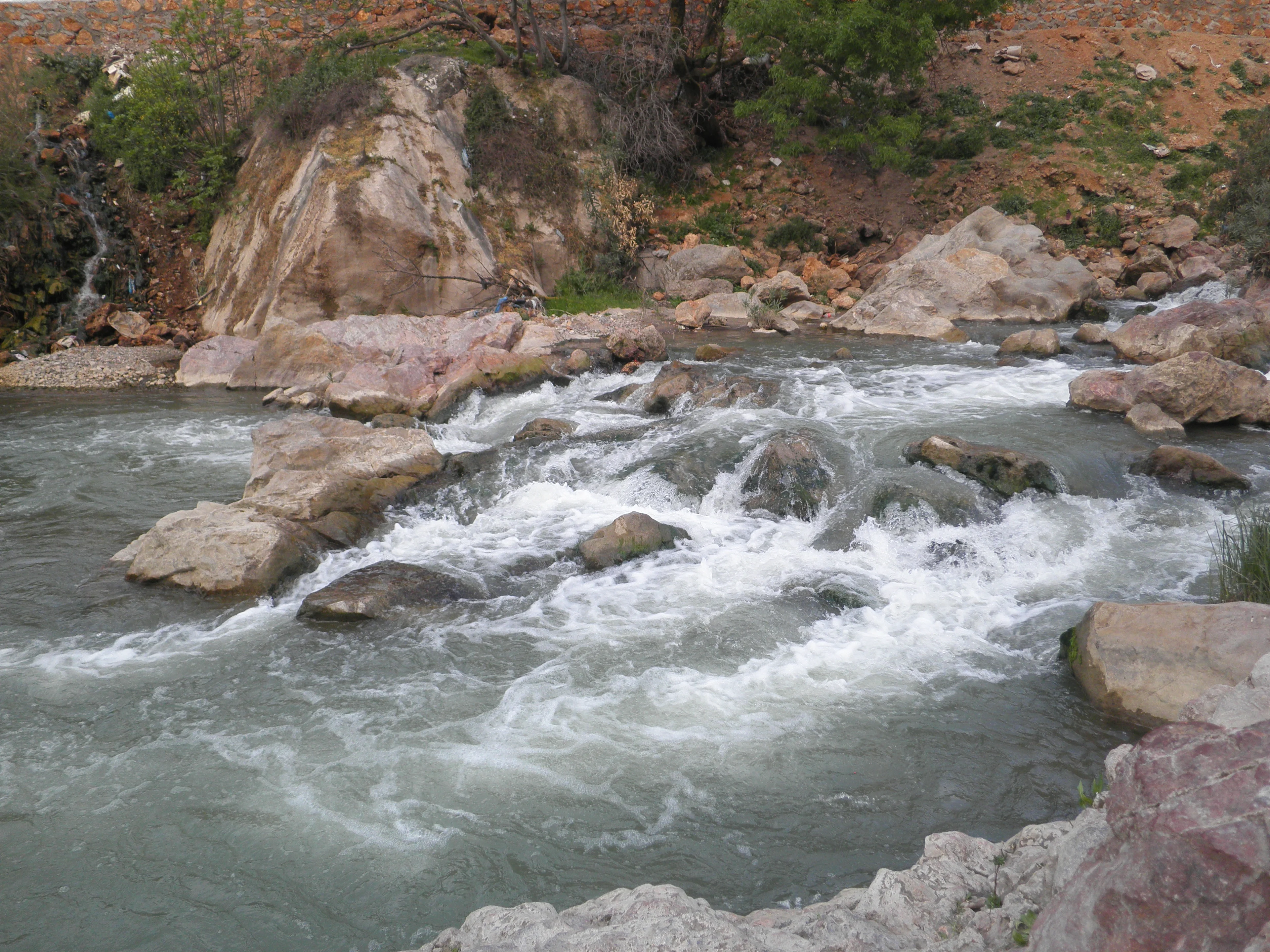 Water flow at Guergour river