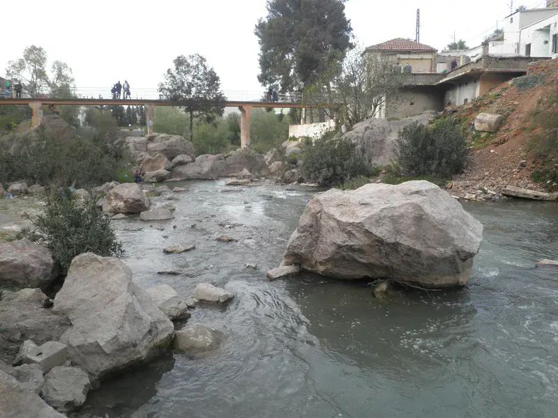 Water fow at Guergour river