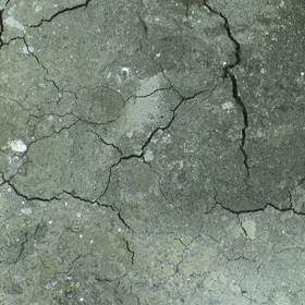Soil surface showing platty structure