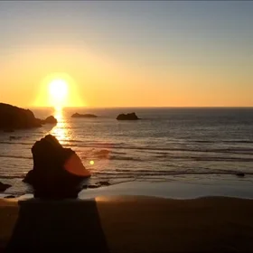 Sunset in Bandon, Oregon