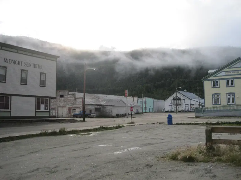 A grey day in Dawson