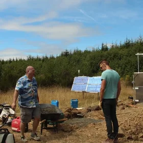 Installing Earthquake Early Warning Station CORE in Aberdeen, WA