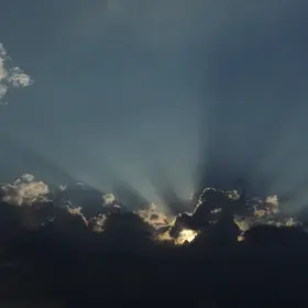 Crepuscular rays