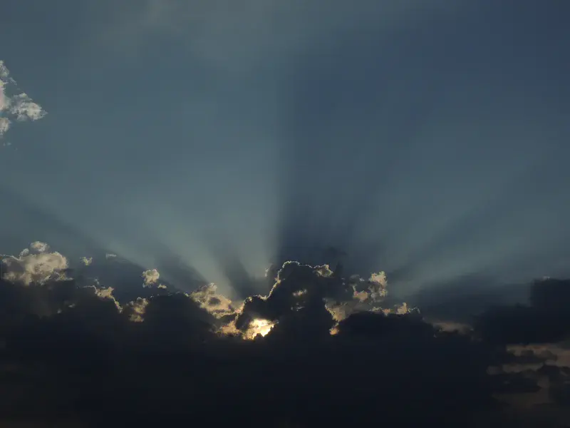 Crepuscular rays